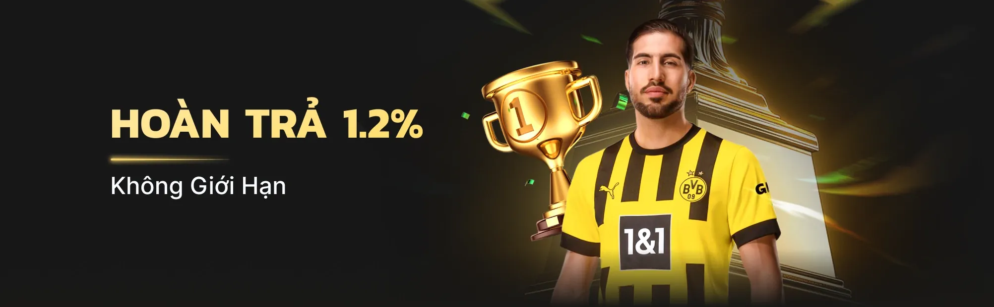 Banner quảng cáo các chương trình khuyến mãi thể thao độc quyền tại 58win nổ hũ